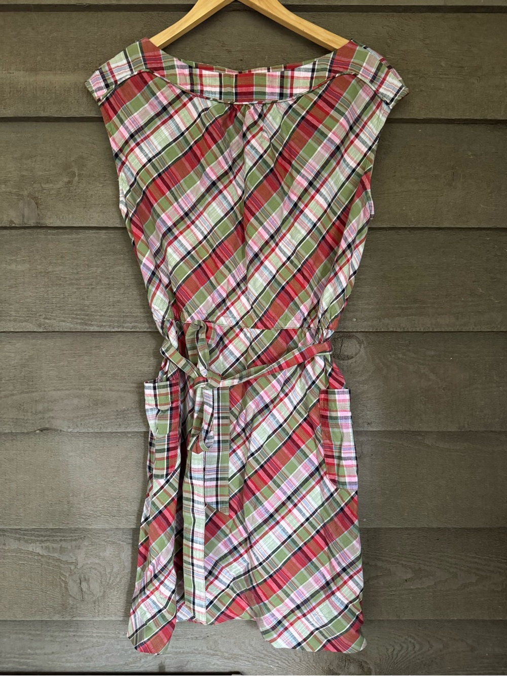 Lands End Plaid dress